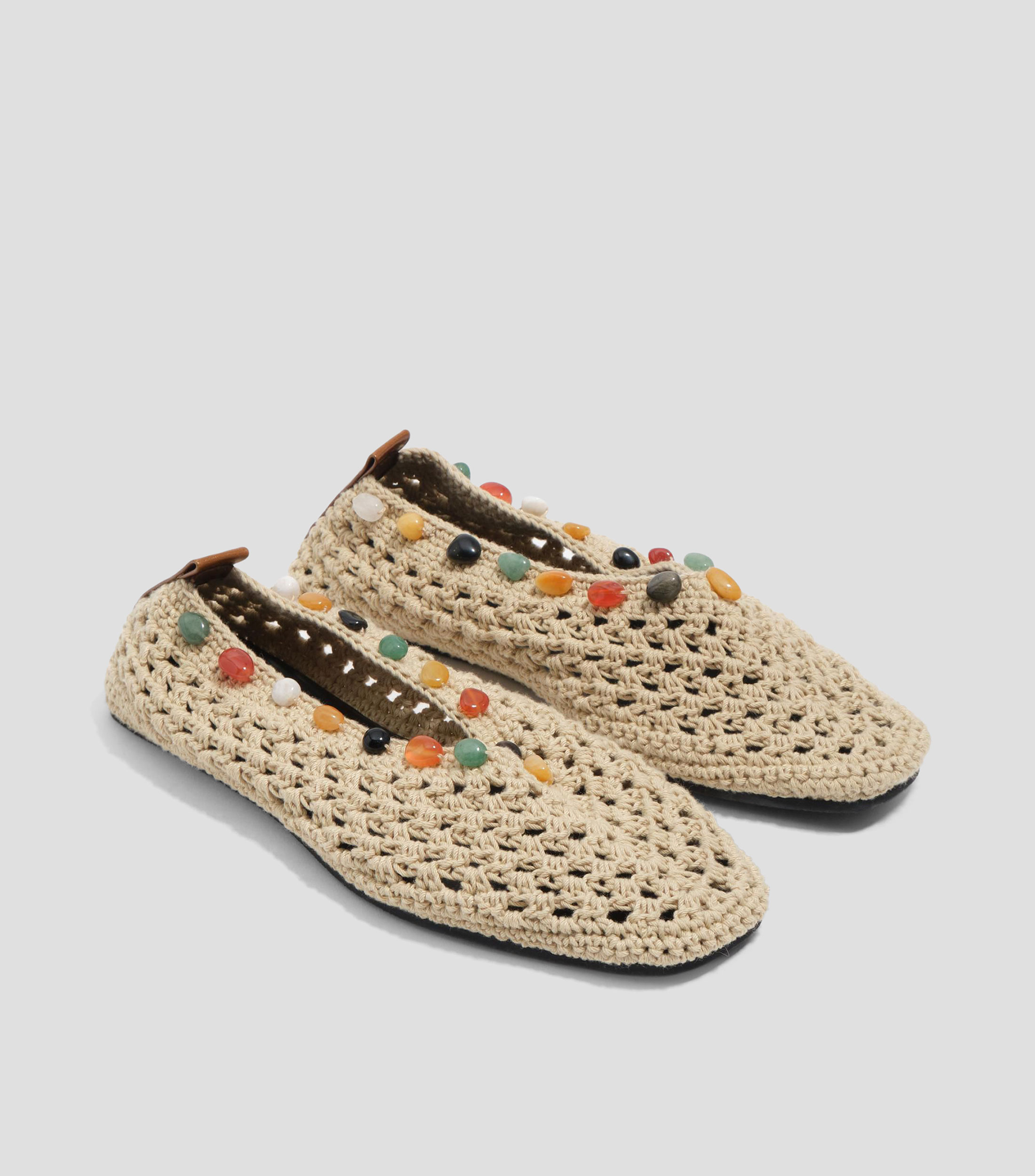 Flats con piedras decorativas Mujer